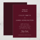 Search for maroon invitations Calligraphy