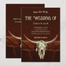 Search for bull skull invitations Western