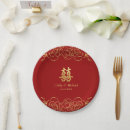 Search for floral wedding plates Gold