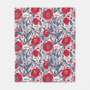 Search for red white and blue blankets Floral