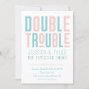 Search for twin girls baby shower Double trouble