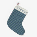 Search for blue grey christmas stockings Vintage