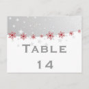 Search for grey snowflakes postcards Red