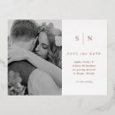 Search for foil save the dates Rose gold foil