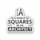 Search for architect square stickers Construction