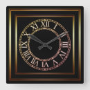 Search for black and copper clocks Masculine