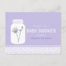Search for lace flower invitations Mason jar