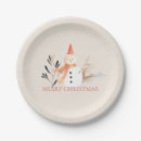 Search for vintage snowman plates Watercolor