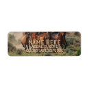 Search for wild horses return address labels Cowgirl