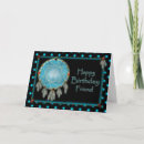 Search for dreamcatcher birthday cards Blue