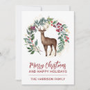 Search for stag christmas cards Winter