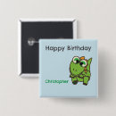 Search for cute square badges Blue