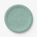 Search for teal and gold plates For kids