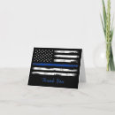 Search for thin blue line thank you cards Law enforcement