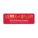 Search for cheerful return address labels Typography