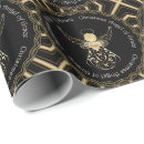 Search for black angel wrapping paper Gold