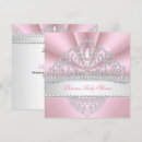 Search for diamonds and pearl baby shower invitations Princess