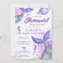 Search for pink mermaid baby shower invitations Glitter