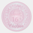 Search for happy 16th birthday stickers Pink