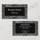 Search for leopard print business cards Contact information