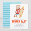 Search for surfer baby shower invitations Surfboard
