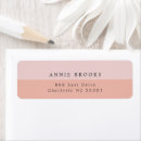Search for coral return address labels Colourful