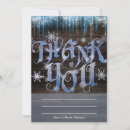 Search for winter wonderland thank you cards Rustic