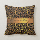 Search for black and leopard cushions Gold