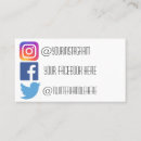 Search for instagram business cards Social media