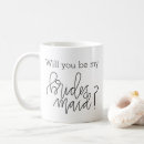 Search for be my bridesmaid mugs Bridal shower