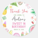 Search for summer thank you stickers Trendy