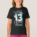 Search for official teenager tshirts 13th