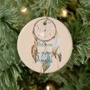 Search for dream catcher christmas tree decorations Feathers