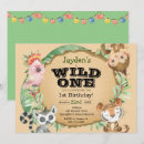Search for exotic animals invitations Safari