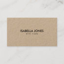 Search for kraft business cards Plain