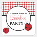 Search for ladybug birthday party stickers Ladybird
