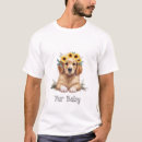 Search for golden flowers tshirts Puppy