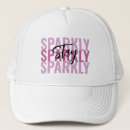 Search for sparkly hats Typography