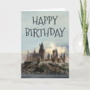 Search for castle birthday cards Harry potter