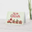 Search for toy train christmas cards Vintage