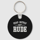 Search for rude key rings Deafness