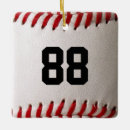 Search for baseball player christmas tree decorations Number