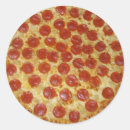 Search for pizza pie stickers Round