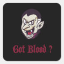 Search for blood square stickers Happy halloween