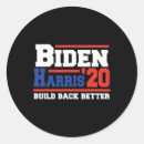 Search for democratic ticket stickers Biden harris 2024
