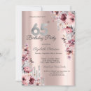 Search for floral 65th birthday invitations Surprise