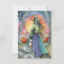 Search for fantasy halloween cards Witch