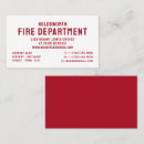 Search for first responder business cards Firefighter