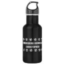 Search for team water bottles Black and white