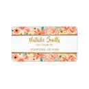 Search for elegant floral return address labels Calligraphy